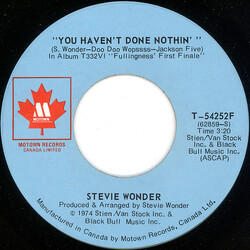 Stevie Wonder You Haven't Done Nothin' / Big Brother Vinyl 7" USED