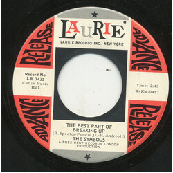 The Symbols The Best Part Of Breaking Up / Again Vinyl 7" USED
