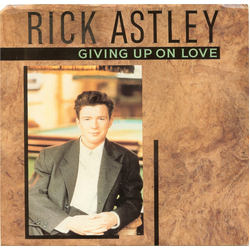 Rick Astley Giving Up On Love Vinyl 7" USED