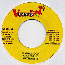 Anthony B Maniac Cop USED VINYL 7INCH 45 RPM