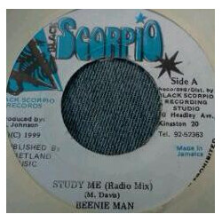Beenie Man Study Me USED VINYL 7INCH 45 RPM