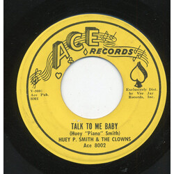 Huey "Piano" Smith & His Clowns Talk To Me Baby / If It Aint One Thing Its Another USED VINYL 7INCH 45 RPM SINGLE