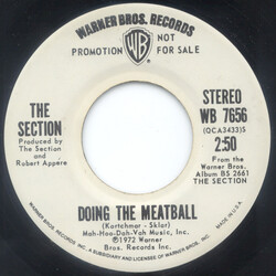 The Section Doing The Meatball USED VINYL 7INCH 45 RPM PROMO STEREO MONO