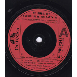 The Rubettes Rockin' Rubettes Party 45 USED VINYL 7INCH 45 RPM SINGLE MIXED