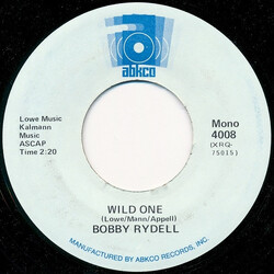Bobby Rydell Wild One / Swinging School USED VINYL 7INCH SINGLE