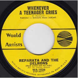 Reparata And The Delrons Whenever A Teenager Cries / He's My Guy USED VINYL 7INCH 45 RPM SINGLE STYRENE