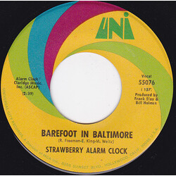 Strawberry Alarm Clock Barefoot In Baltimore / An Angry Young Man USED VINYL 7INCH 45 RPM SINGLE