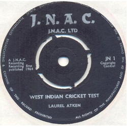 Laurel Aitken West Indian Cricket Test Vinyl 7" USED