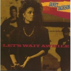 Janet Jackson Let's Wait Awhile USED VINYL 7INCH SINGLE