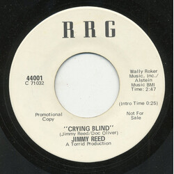 Jimmy Reed Crying Blind / Christmas Present Blues USED VINYL 7INCH 45 RPM SINGLE PROMO
