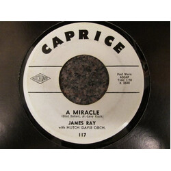 James Ray (2) / Hutch Davie Orchestra & Chorus A Miracle / Things Are Gonna Be Different USED VINYL 7INCH 45 RPM SINGLE