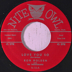 Ron Holden / The Thunderbirds (3) Love You So / My Babe USED VINYL 7INCH 45 RPM