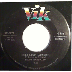 Teddy Randazzo Next Stop Paradise / How Could You Know? Vinyl 7" USED