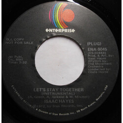 Isaac Hayes Let's Stay Together / Soulsville USED VINYL 7INCH 45 RPM SINGLE PROMO