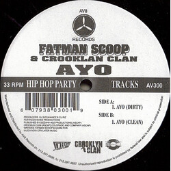 Fatman Scoop / Crooklyn Clan Ayo USED VINYL 12INCH 33 S RPM
