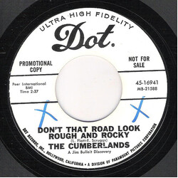 The Cumberlands Don't That Road Look Rough And Rocky USED VINYL 7INCH 45 RPM PROMO