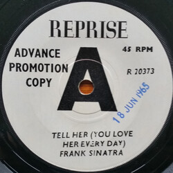 Frank Sinatra Tell Her (You Love Her Each Day) USED VINYL 7INCH 45 RPM SINGLE PROMO