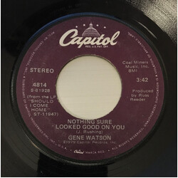 Gene Watson Nothing Sure Looked Good On You / The Beer At Dorsey's Bar USED VINYL 7INCH 45 RPM SINGLE