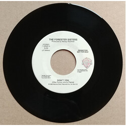 The Forester Sisters Don't You USED VINYL 7INCH 45 RPM SINGLE PROMO STEREO