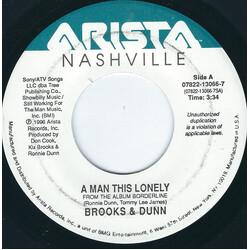 Brooks & Dunn A Man This Lonely USED VINYL 7INCH SINGLE