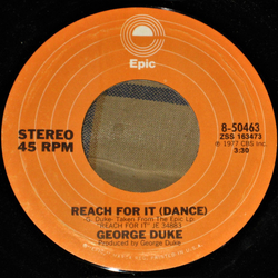 George Duke Reach For It (Dance) Vinyl 7" USED