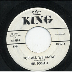 Bill Doggett For All We Know / Hometown Shout USED VINYL 7INCH 45 RPM SINGLE PROMO