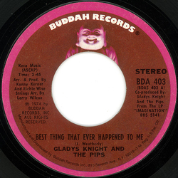 Gladys Knight And The Pips Best Thing That Ever Happened To Me / Once In A Lifetime Thing Vinyl 7" USED