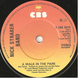 Nick Straker Band A Walk In The Park USED VINYL 7INCH 45 RPM SINGLE