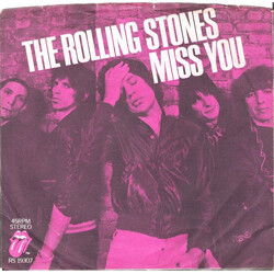 The Rolling Stones Miss You USED VINYL 7INCH 45 RPM SINGLE STYRENE
