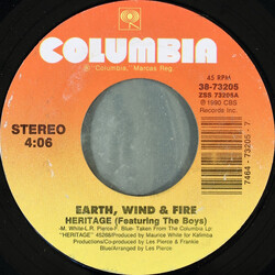 Earth, Wind & Fire Heritage VINYL 7" USED