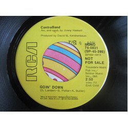 ContraBand (25) Goin' Down USED VINYL 7INCH 45 RPM SINGLE PROMO