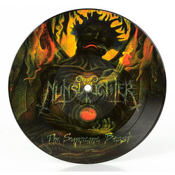 NunSlaughter The Supreme Beast USED VINYL 7INCH 45 RPM PICTURE DISC REISSUE