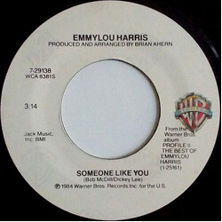 Emmylou Harris Someone Like You / Light Of The Stable USED VINYL 7INCH 45 RPM