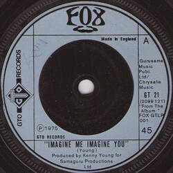 Fox (3) Imagine Me Imagine You USED VINYL 7INCH 45 RPM SINGLE