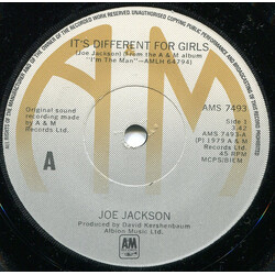 Joe Jackson It's Different For Girls USED VINYL 7INCH SINGLE 45 RPM