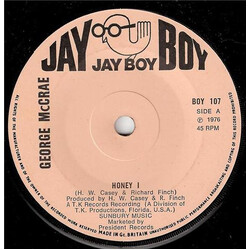 George McCrae Honey I USED VINYL 7INCH 45 RPM SINGLE