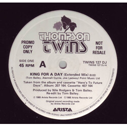 Thompson Twins King For A Day (Extended Mix) USED VINYL 12INCH 45 RPM PROMO