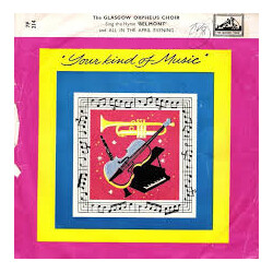 The Glasgow Orpheus Choir Belmont / All In The April Evening USED VINYL 7INCH 45 RPM SINGLE