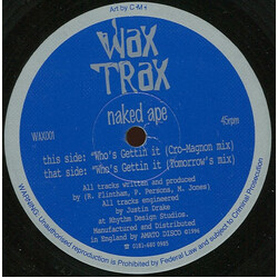 Naked Ape Who's Gettin It USED VINYL 12INCH 45 RPM