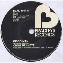 Chris Bennett Disco Man USED VINYL 7INCH