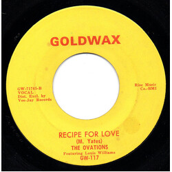 The Ovations I'm Living Good / Recipe For Love USED VINYL 7INCH 45 RPM