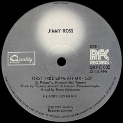 Jimmy Ross First True Love Affair VINYL 12" USED