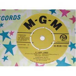 Eartha Kitt A Lady Loves USED VINYL 7INCH 45 RPM SINGLE