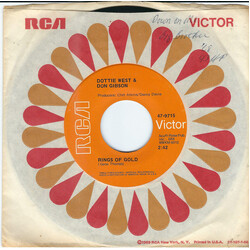Dottie West / Don Gibson Rings Of Gold USED VINYL 7INCH 45 RPM SINGLE