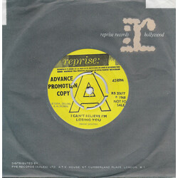 Frank Sinatra I Can't Believe I'm Losing You USED VINYL 7INCH 45 RPM SINGLE PROMO