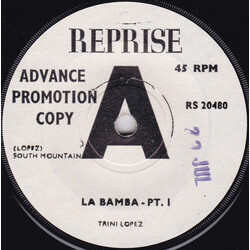 Trini Lopez La Bamba - Part 1 USED VINYL 7INCH 45 RPM SINGLE PROMO