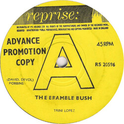 Trini Lopez The Bramble Bush USED VINYL 7INCH 45 RPM SINGLE PROMO MONO