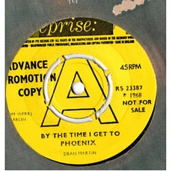 Dean Martin By The Time I Get To Phoenix USED VINYL 7INCH 45 RPM SINGLE PROMO