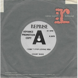 Count Basie I Can't Stop Loving You / Nice 'N' Easy USED VINYL 7INCH 45 RPM SINGLE PROMO