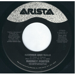 Radney Foster Hammer And Nails USED VINYL 7INCH 45 RPM
